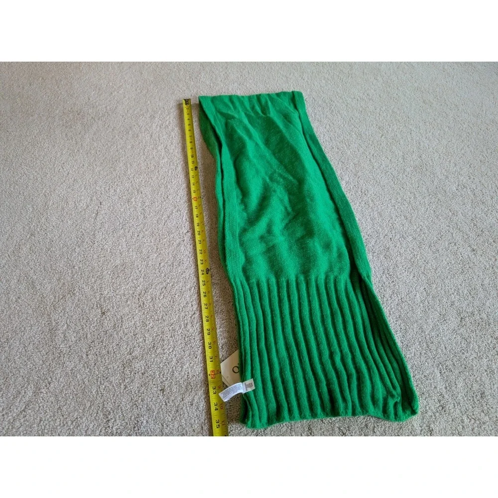 On 34th Green Winter Scarf NWT MC9542304 Women One Size Ribbed Knit